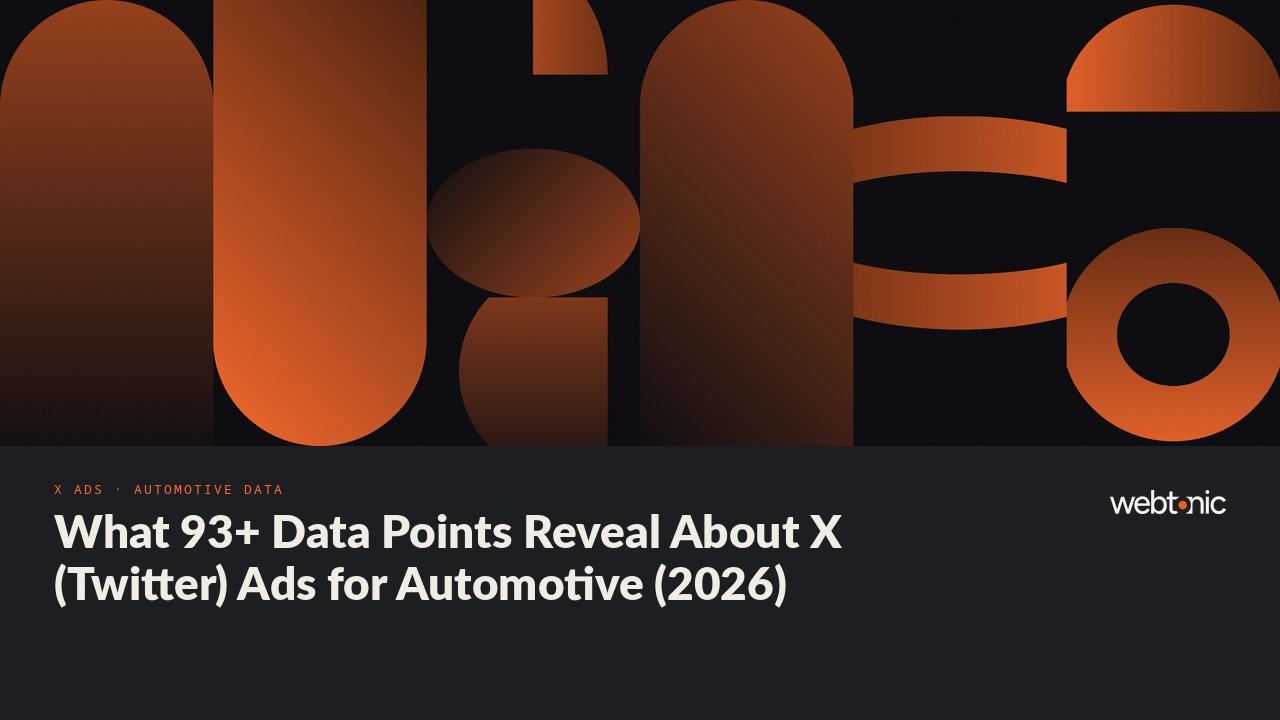 What 93+ Data Points Reveal About X (Twitter) Ads for Automotive (2026) — Web Tonic blog thumbnail