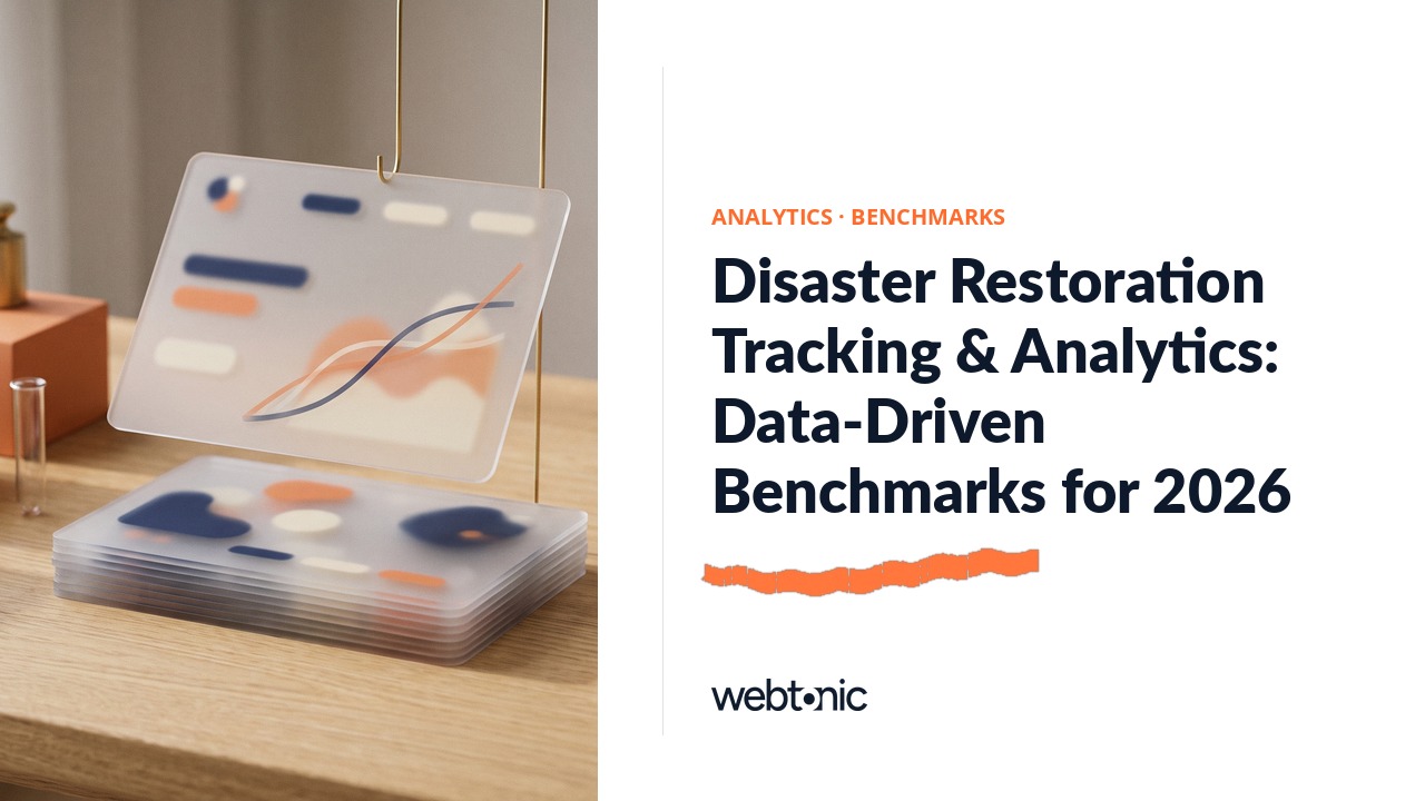 Disaster Restoration Tracking & Analytics: Data-Driven Benchmarks for 2026 — Web Tonic blog thumbnail