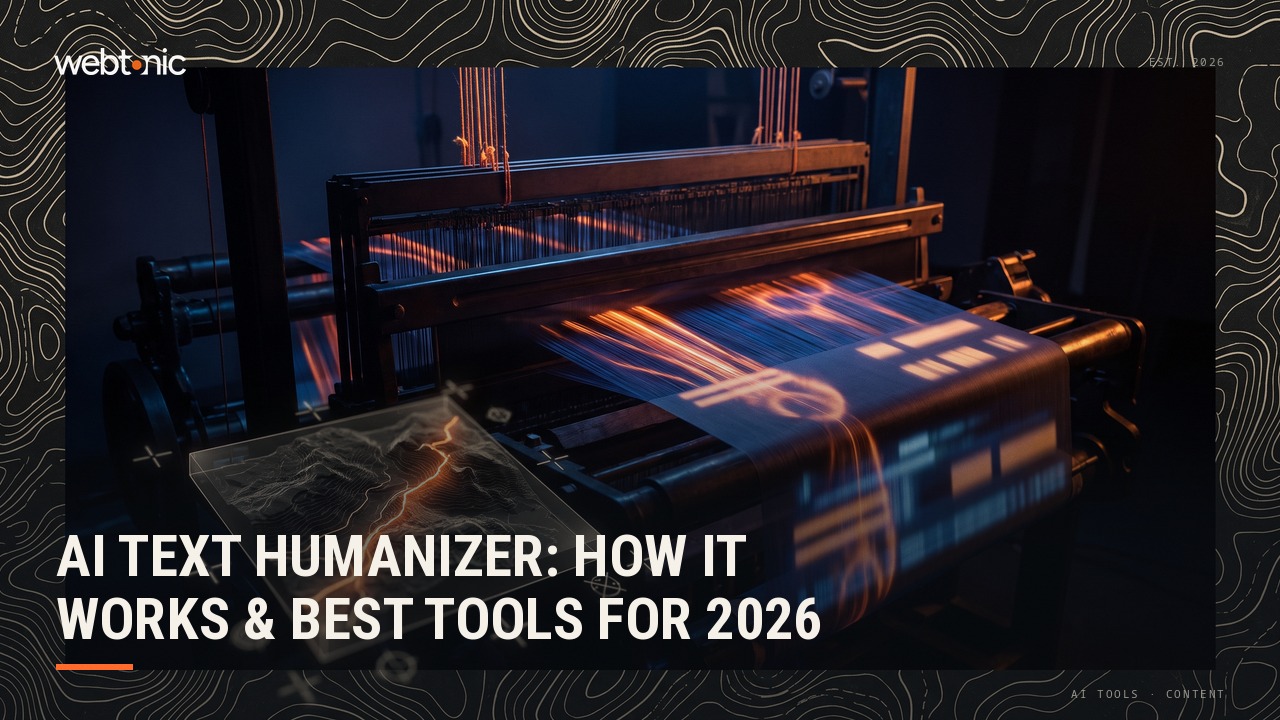 AI Text Humanizer: How It Works & Best Tools for 2026 — Web Tonic blog thumbnail