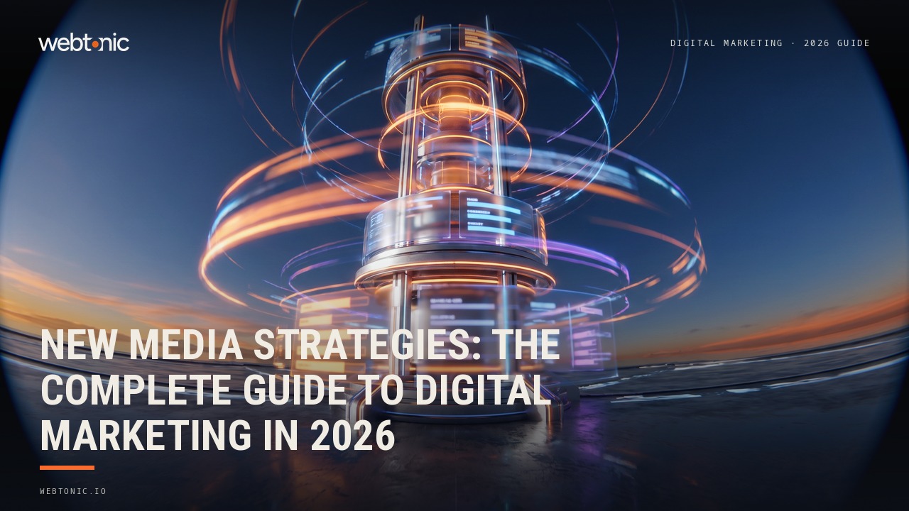 New Media Strategies: The Complete Guide to Digital Marketing in 2026 — Web Tonic blog thumbnail