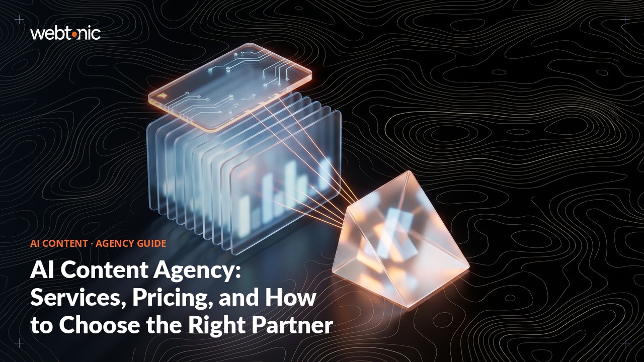 AI Content Agency: Services, Pricing, and How to Choose the Right Partner — Web Tonic blog thumbnail