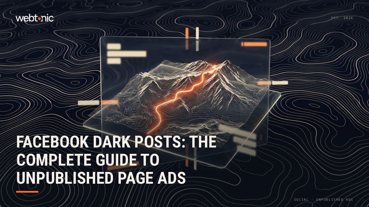 Facebook Dark Posts: The Complete Guide to Unpublished Page Ads — Web Tonic blog thumbnail