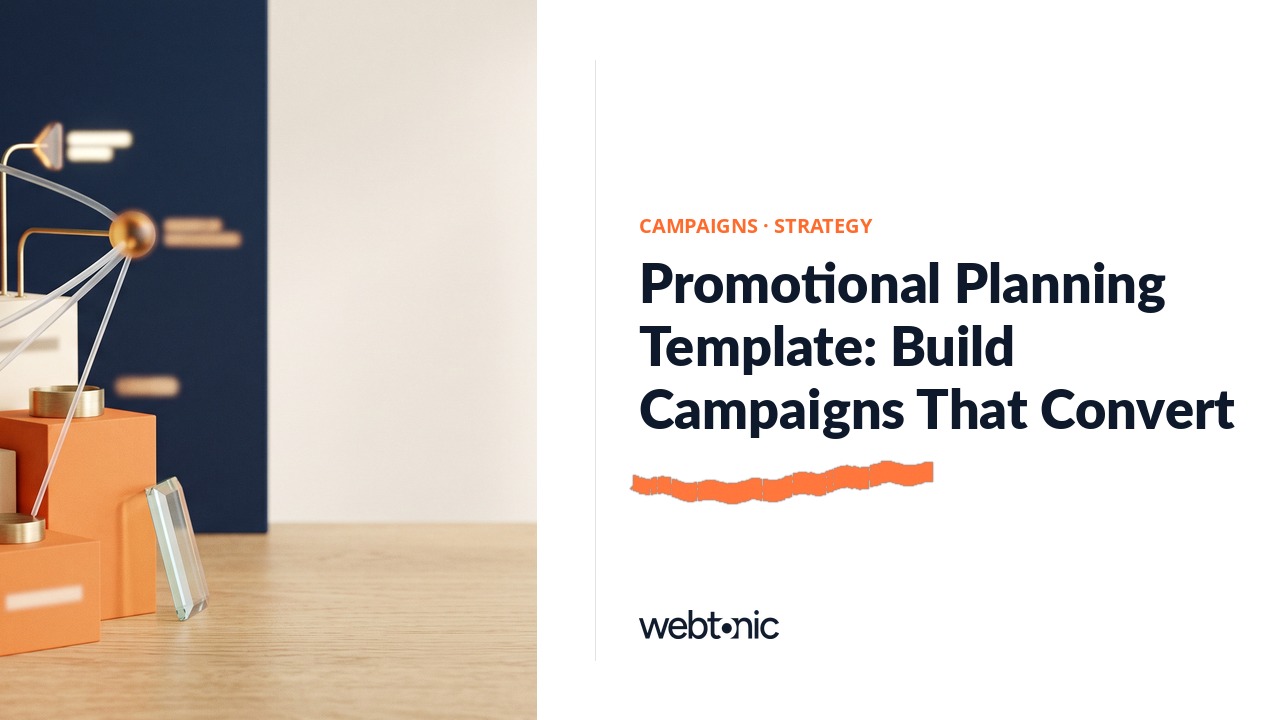Promotional Planning Template: Build Campaigns That Convert — Web Tonic blog thumbnail