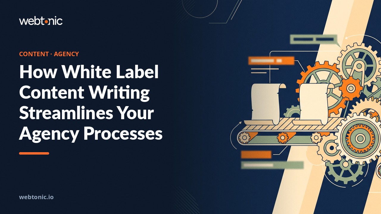 How White Label Content Writing Streamlines Your Agency Processes — Web Tonic blog thumbnail