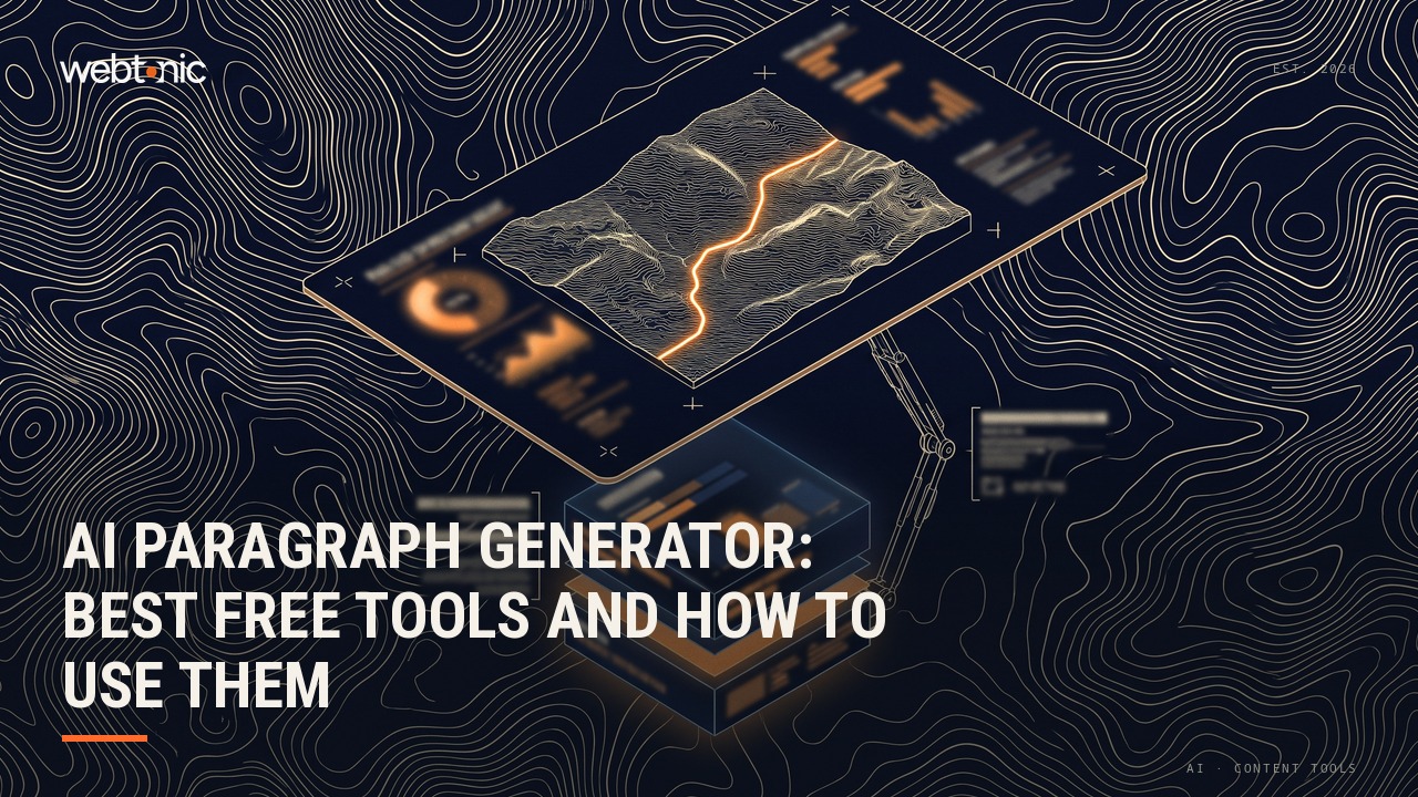 AI Paragraph Generator: Best Free Tools and How to Use Them — Web Tonic blog thumbnail
