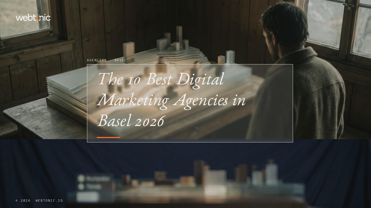 The 10 Best Digital Marketing Agencies in Basel 2026 — Web Tonic blog thumbnail