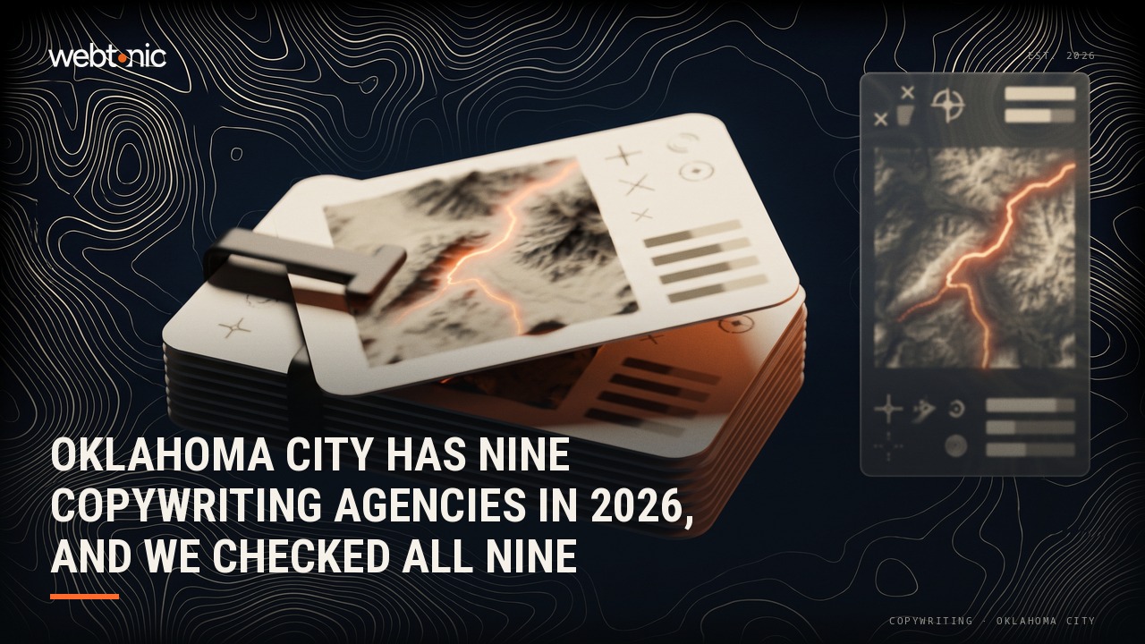 Oklahoma City Has Nine Copywriting Agencies in 2026, and We Checked All Nine — Web Tonic blog thumbnail