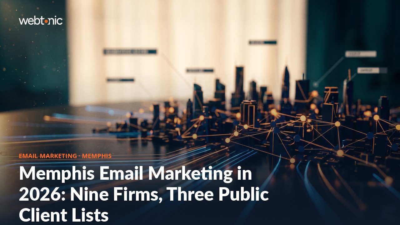 Memphis Email Marketing in 2026: Nine Firms, Three Public Client Lists — Web Tonic blog thumbnail