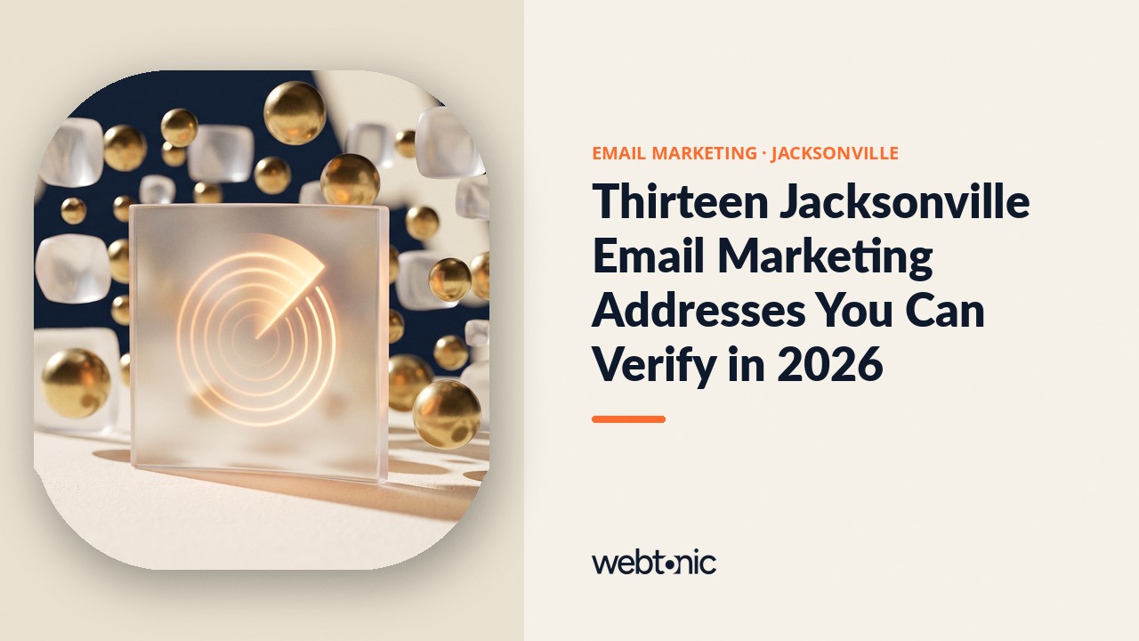 Thirteen Jacksonville Email Marketing Addresses You Can Verify in 2026 — Web Tonic blog thumbnail