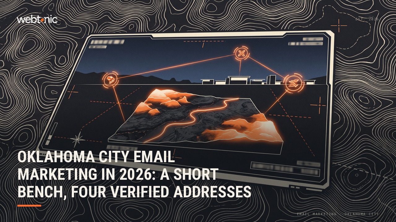 Oklahoma City Email Marketing in 2026: A Short Bench, Four Verified Addresses — Web Tonic blog thumbnail