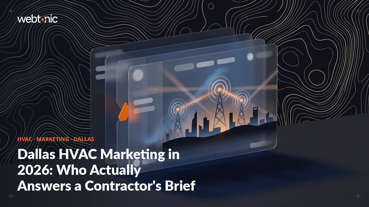 Dallas HVAC Marketing in 2026: Who Actually Answers a Contractor's Brief — Web Tonic blog thumbnail