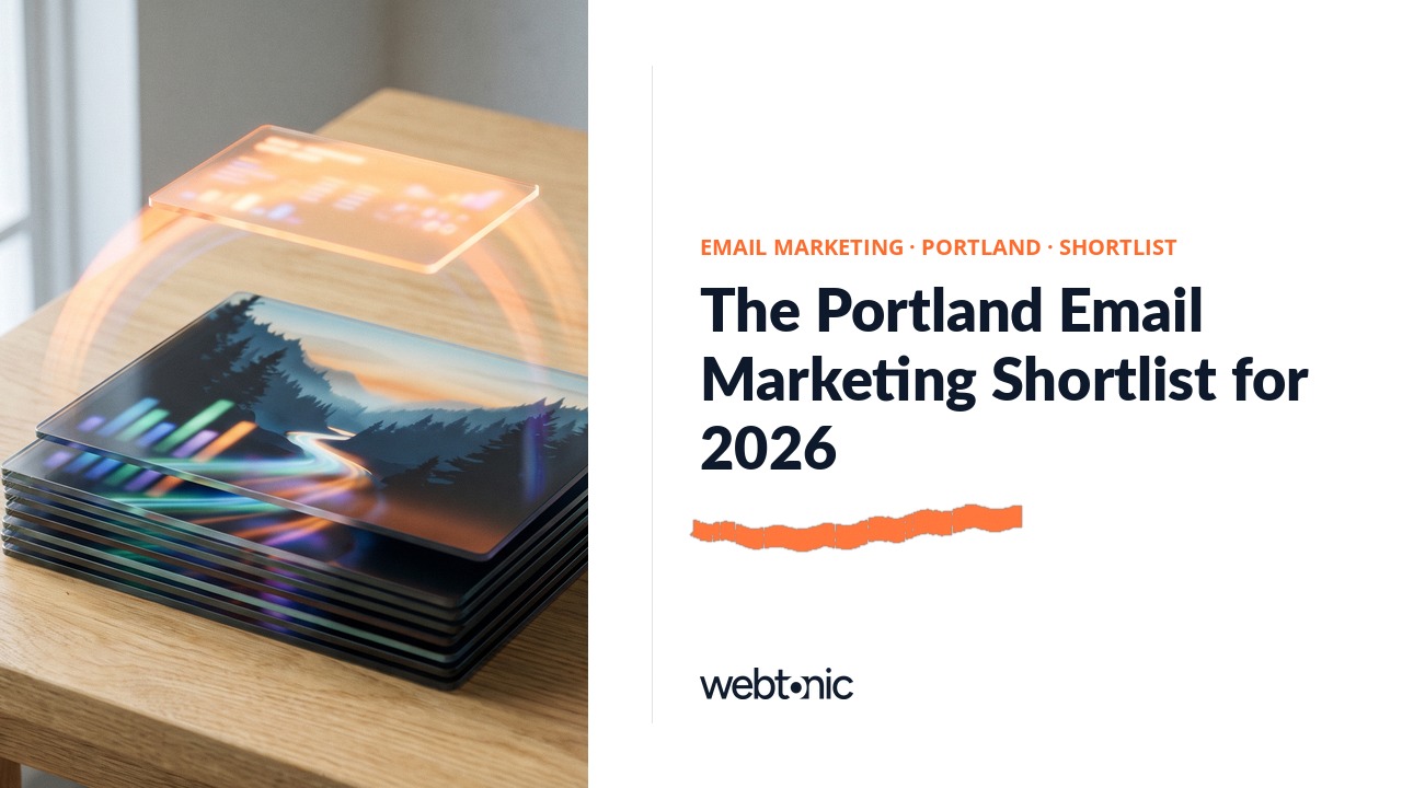 The Portland Email Marketing Shortlist for 2026 — Web Tonic blog thumbnail
