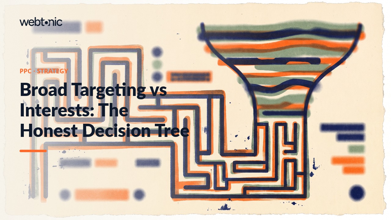 Broad Targeting vs Interests: The Honest Decision Tree — Web Tonic blog thumbnail