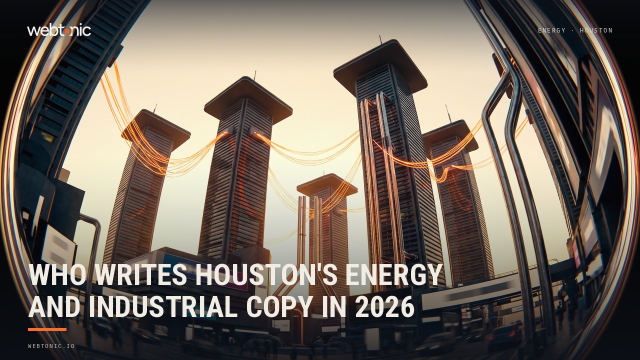 Who Writes Houston's Energy and Industrial Copy in 2026 — Web Tonic blog thumbnail
