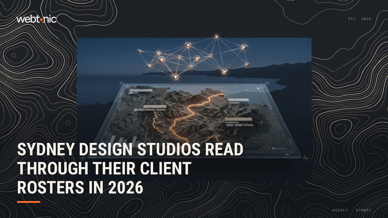 Sydney Design Studios Read Through Their Client Rosters in 2026 — Web Tonic blog thumbnail