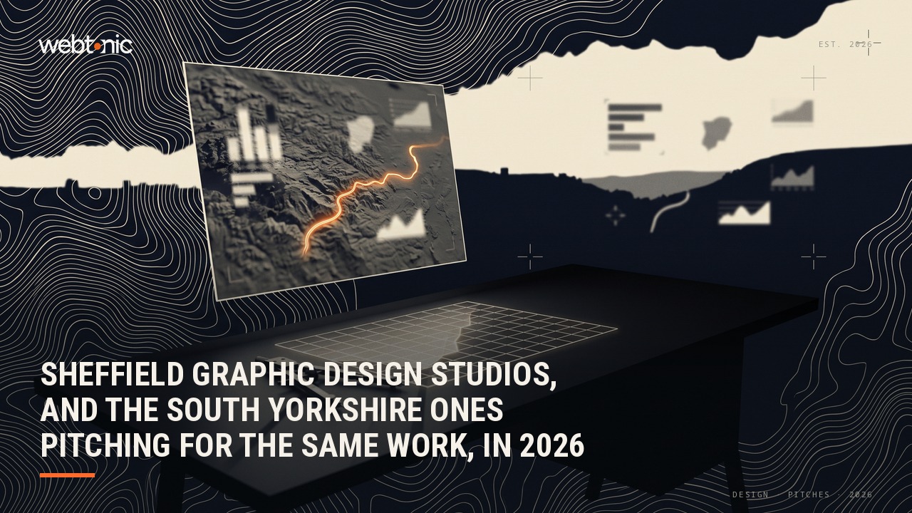 Sheffield Graphic Design Studios, and the South Yorkshire Ones Pitching for the Same Work, in 2026 — Web Tonic blog thumbnail