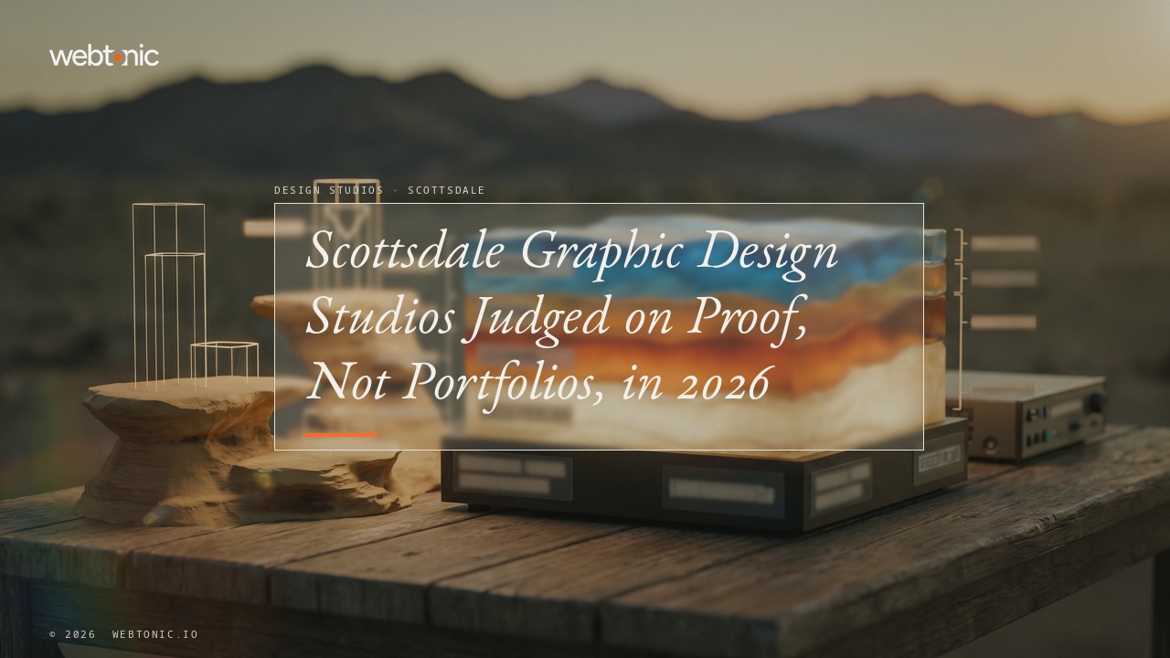 Scottsdale Graphic Design Studios Judged on Proof, Not Portfolios, in 2026 — Web Tonic blog thumbnail