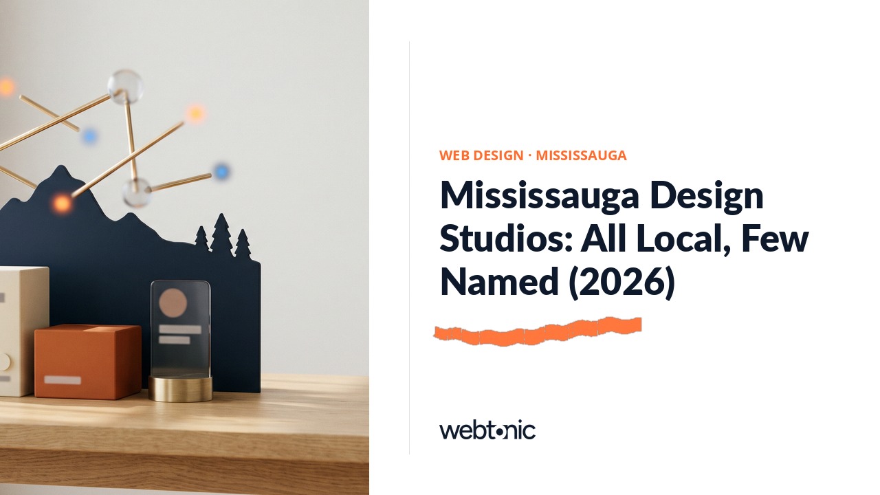 Mississauga Design Studios: All Local, Few Named (2026) — Web Tonic blog thumbnail
