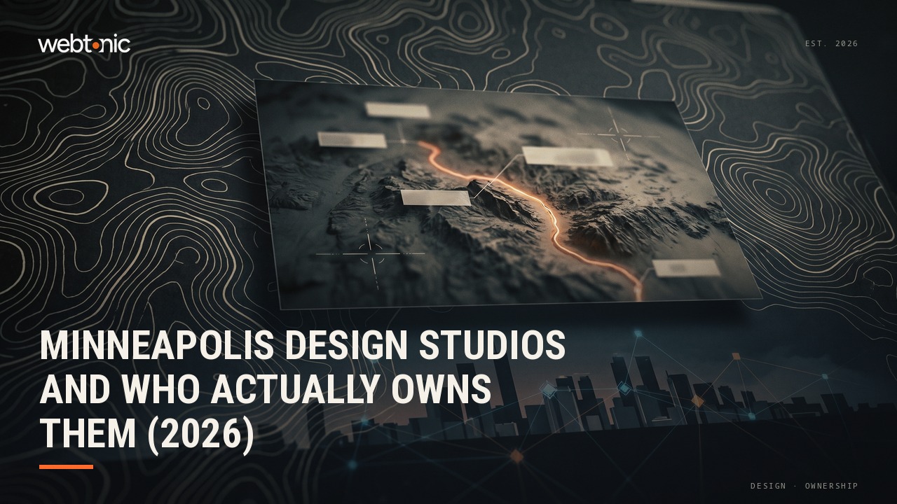Minneapolis Design Studios and Who Actually Owns Them (2026) — Web Tonic blog thumbnail