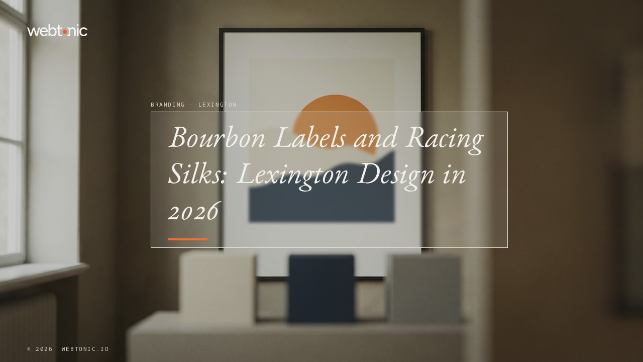 Bourbon Labels and Racing Silks: Lexington Design in 2026 — Web Tonic blog thumbnail