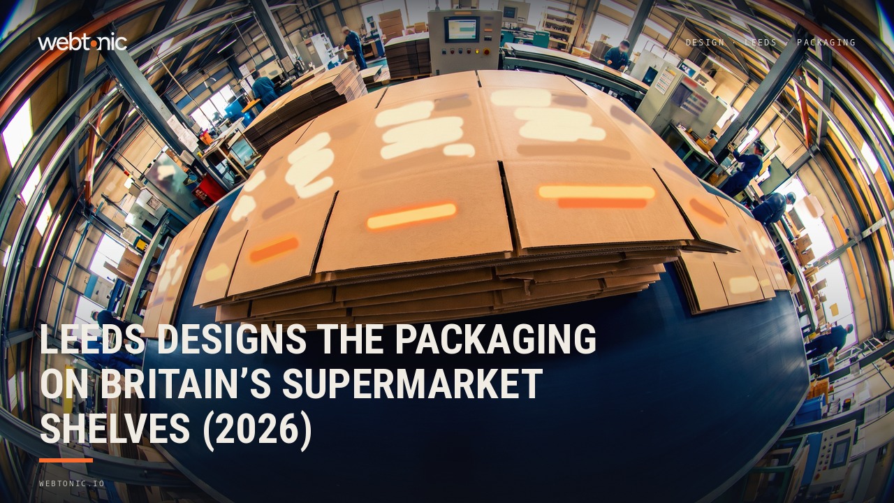 Leeds Designs the Packaging on Britain’s Supermarket Shelves (2026) — Web Tonic blog thumbnail