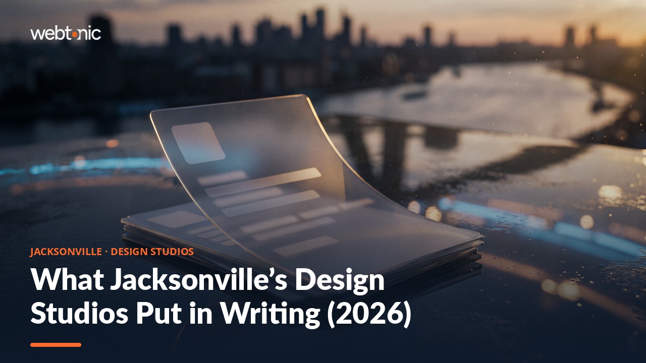 What Jacksonville’s Design Studios Put in Writing (2026) — Web Tonic blog thumbnail