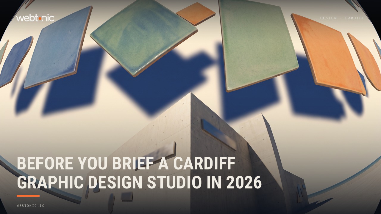 Before You Brief a Cardiff Graphic Design Studio in 2026 — Web Tonic blog thumbnail