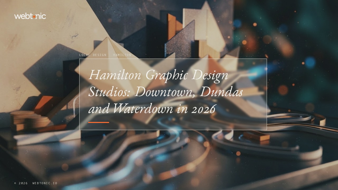 Hamilton Graphic Design Studios: Downtown, Dundas and Waterdown in 2026 — Web Tonic blog thumbnail