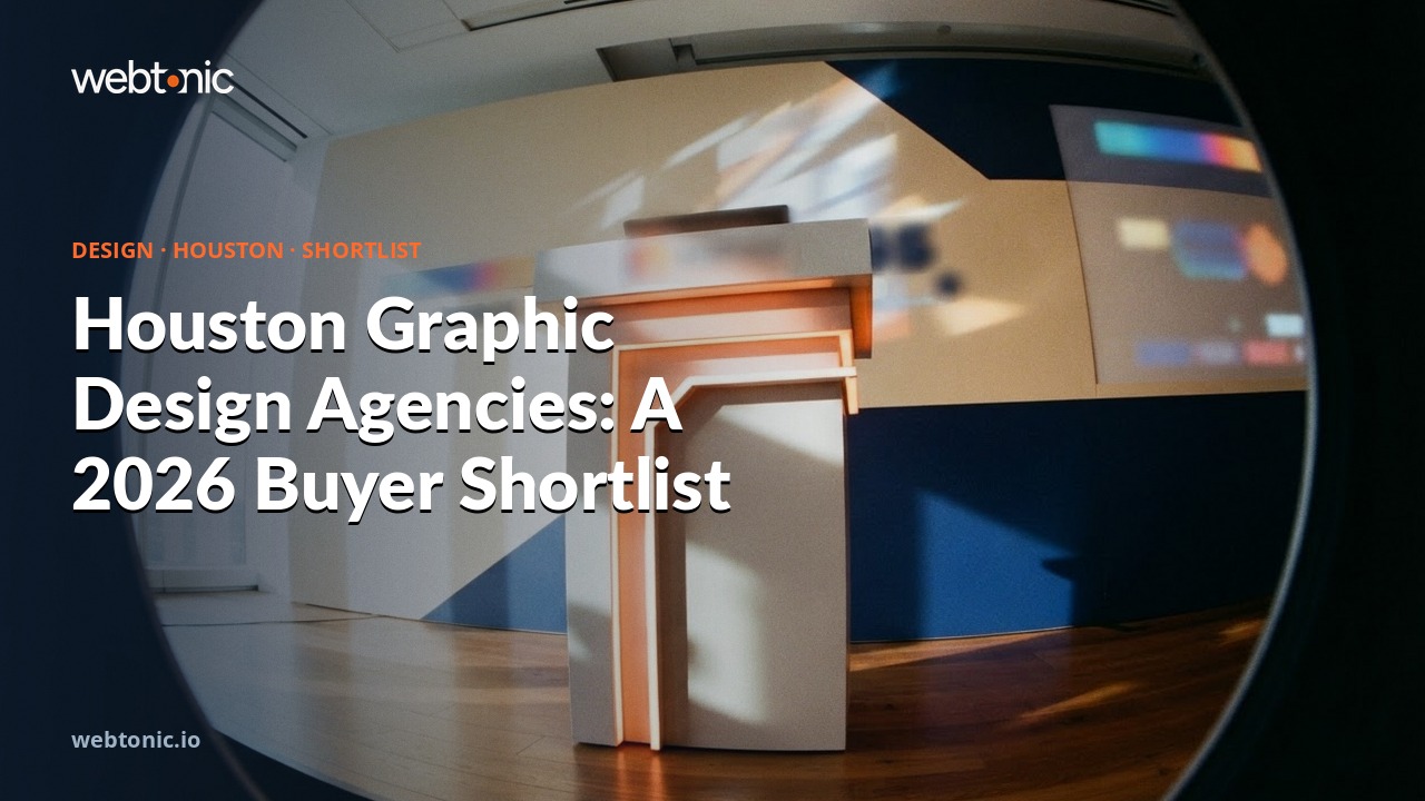 Houston Graphic Design Agencies: A 2026 Buyer Shortlist — Web Tonic blog thumbnail