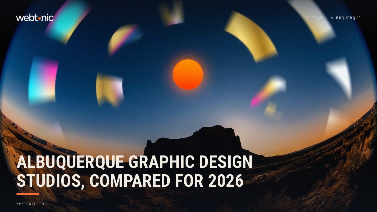 Albuquerque Graphic Design Studios, Compared for 2026 — Web Tonic blog thumbnail