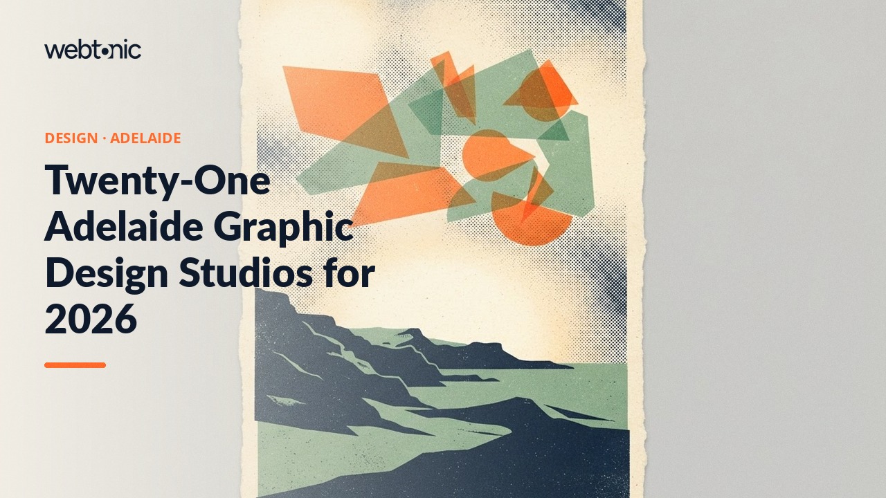 Twenty-One Adelaide Graphic Design Studios for 2026 — Web Tonic blog thumbnail
