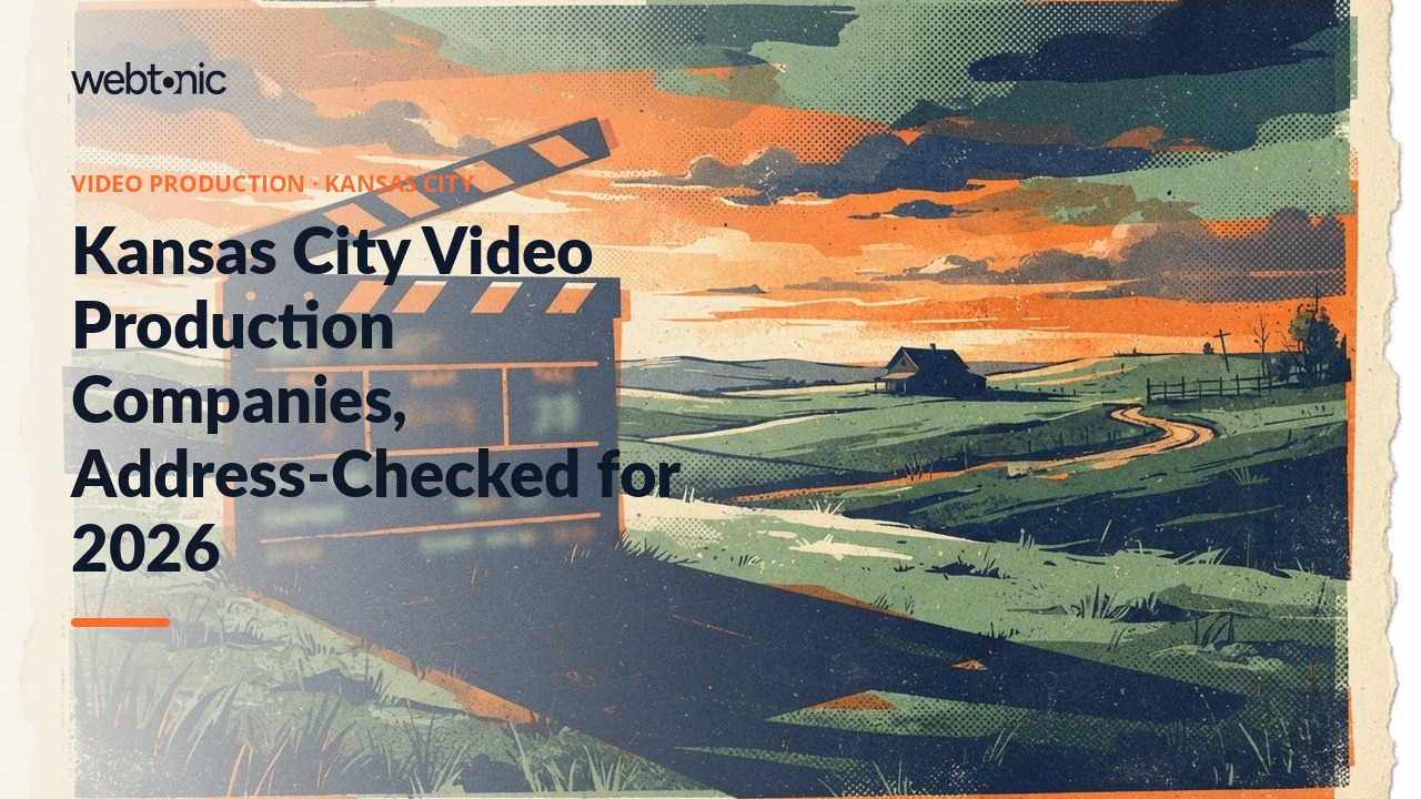 Kansas City Video Production Companies, Address-Checked for 2026 — Web Tonic blog thumbnail