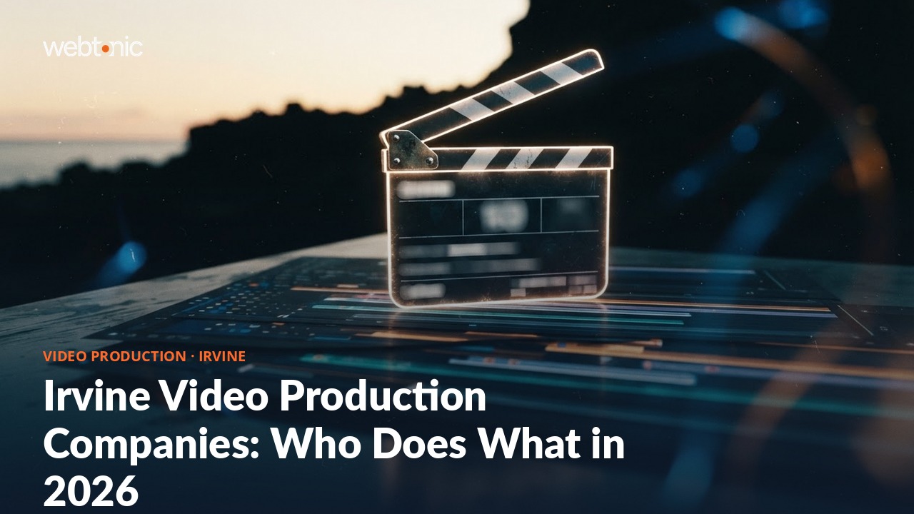 Irvine Video Production Companies: Who Does What in 2026 — Web Tonic blog thumbnail