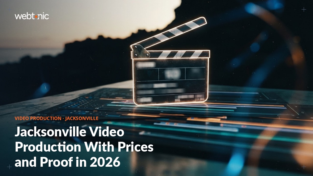 Jacksonville Video Production With Prices and Proof in 2026 — Web Tonic blog thumbnail