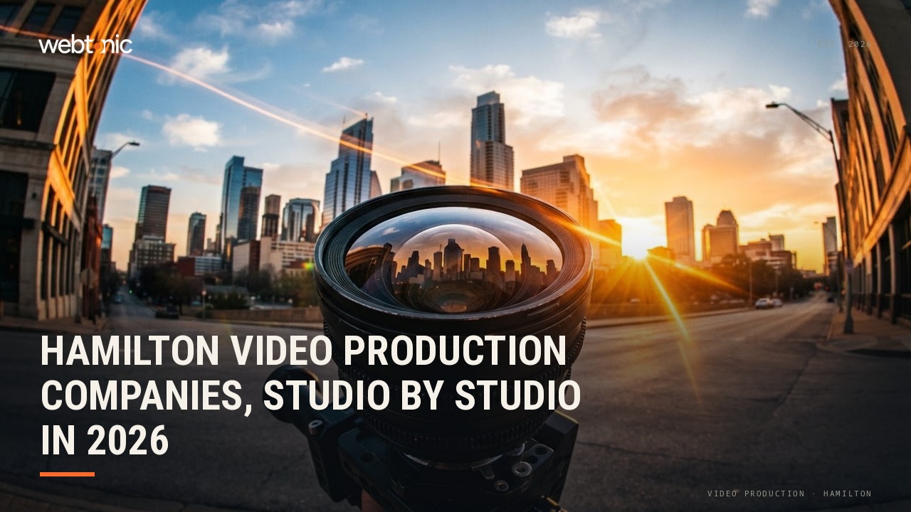 Hamilton Video Production Companies, Studio by Studio in 2026 — Web Tonic blog thumbnail