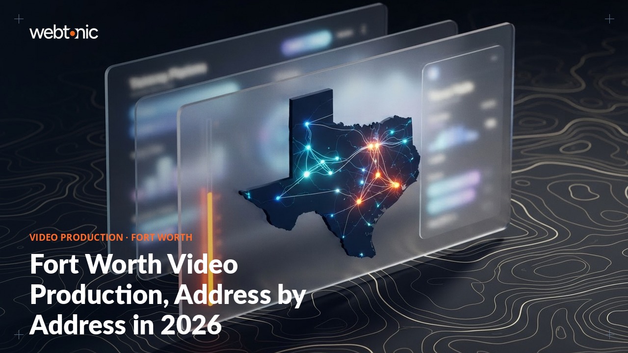 Fort Worth Video Production, Address by Address in 2026 — Web Tonic blog thumbnail