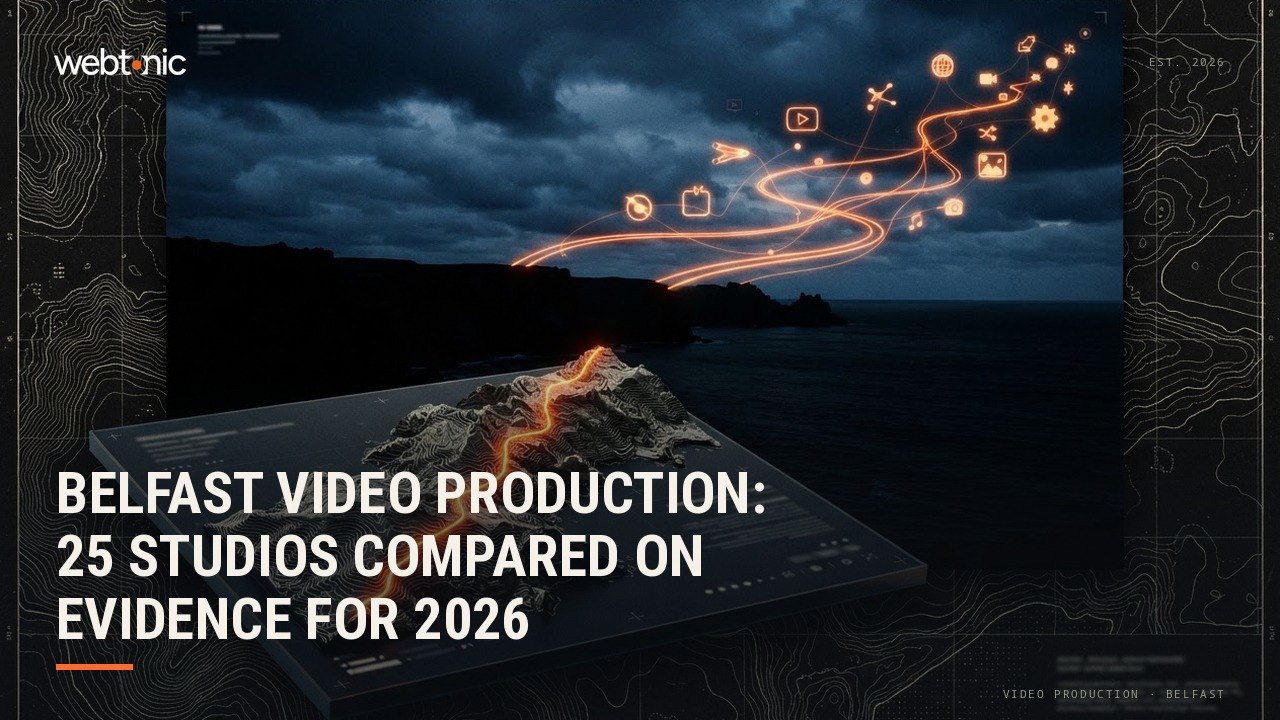 Belfast Video Production: 25 Studios Compared on Evidence for 2026 — Web Tonic blog thumbnail