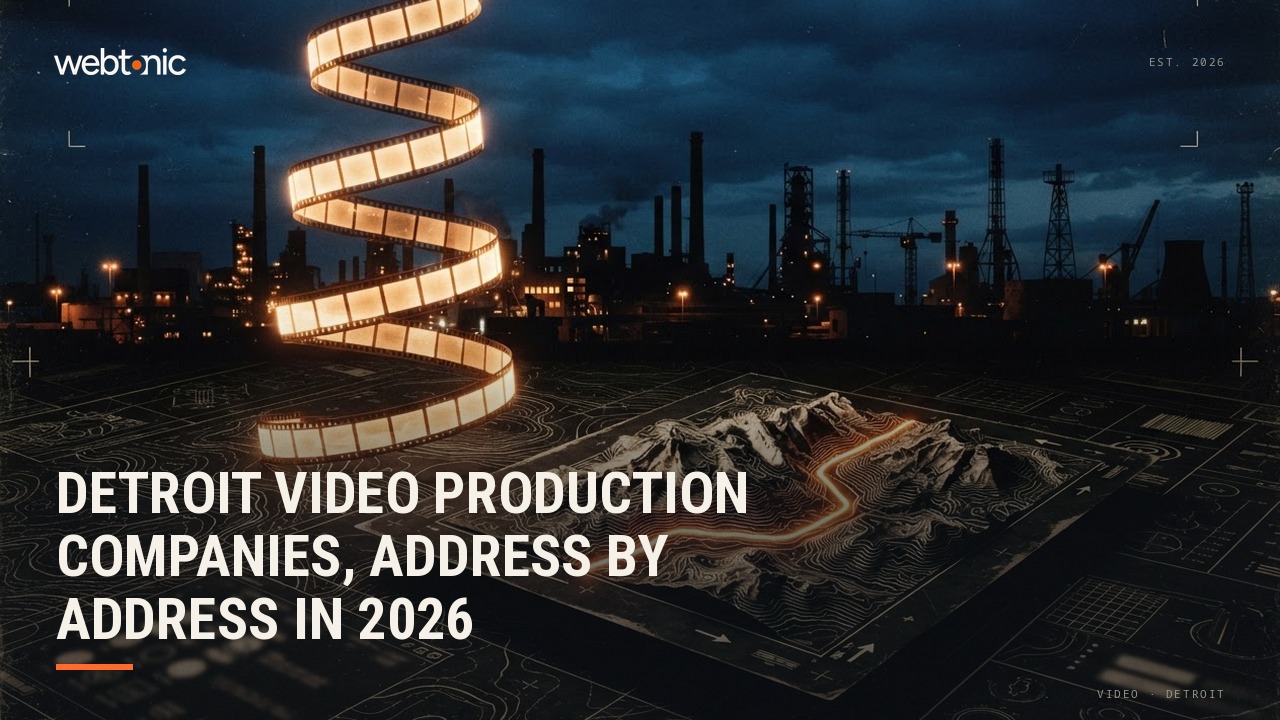 Detroit Video Production Companies, Address by Address in 2026 — Web Tonic blog thumbnail