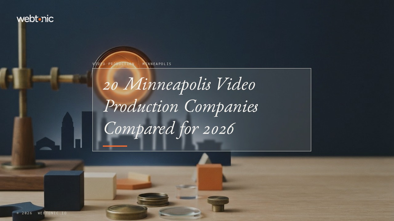 20 Minneapolis Video Production Companies Compared for 2026 — Web Tonic blog thumbnail