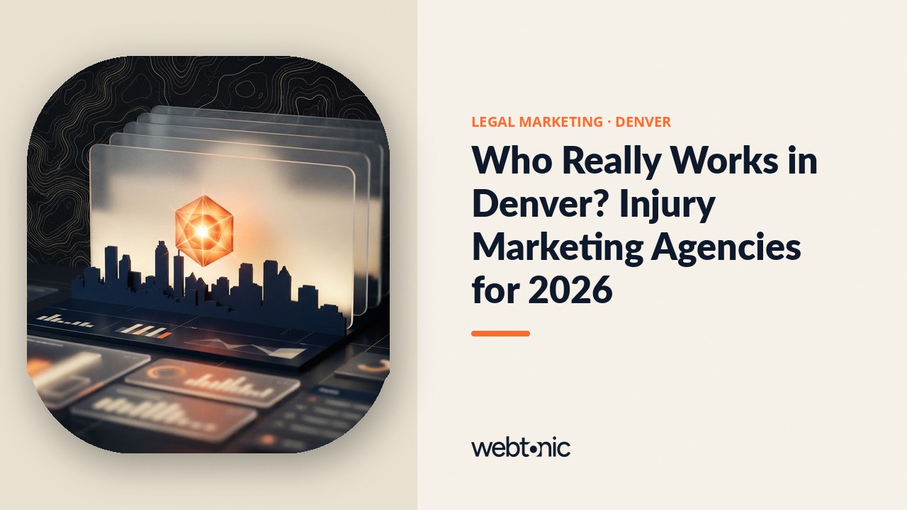 Who Really Works in Denver? Injury Marketing Agencies for 2026 — Web Tonic blog thumbnail