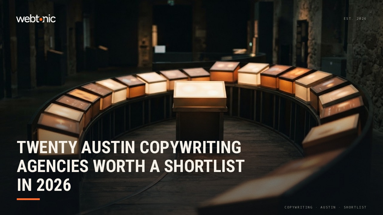 Twenty Austin Copywriting Agencies Worth a Shortlist in 2026 — Web Tonic blog thumbnail