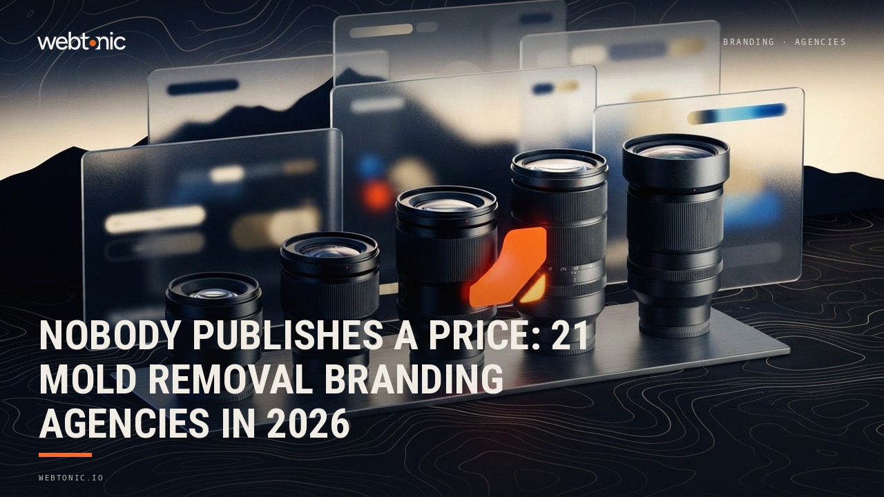 Nobody Publishes a Price: 21 Mold Removal Branding Agencies in 2026 — Web Tonic blog thumbnail