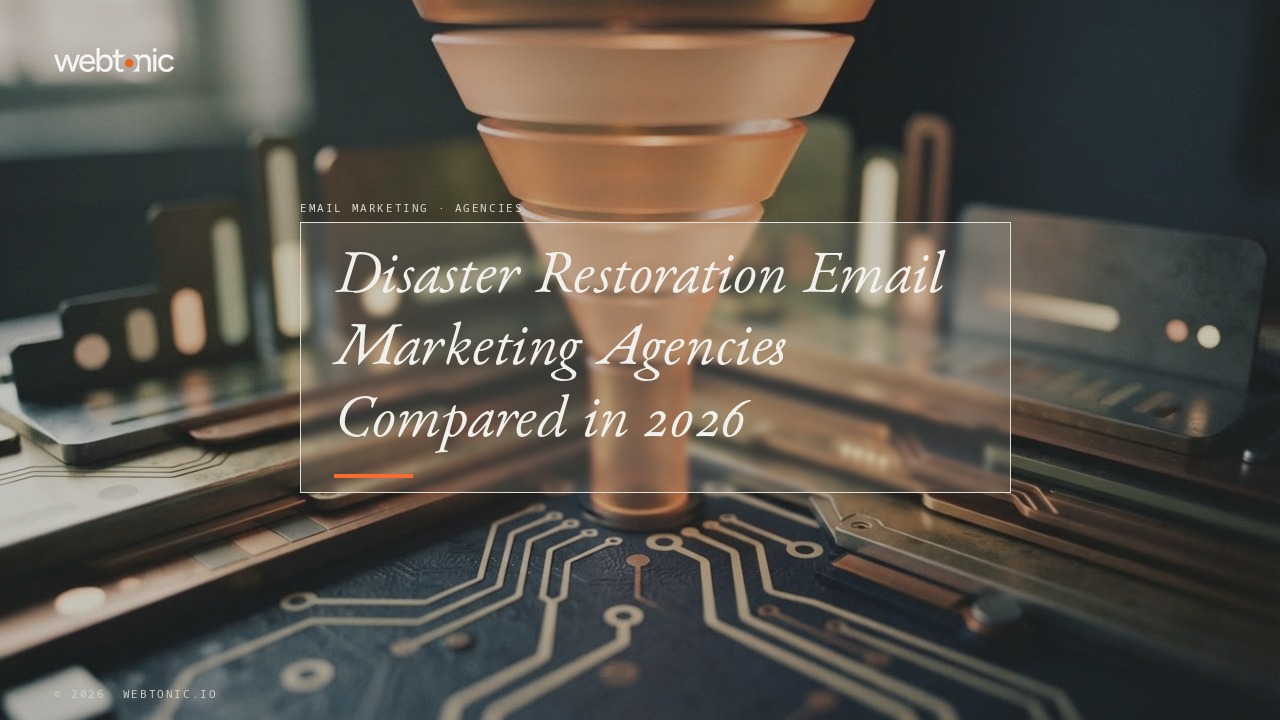 Disaster Restoration Email Marketing Agencies Compared in 2026 — Web Tonic blog thumbnail