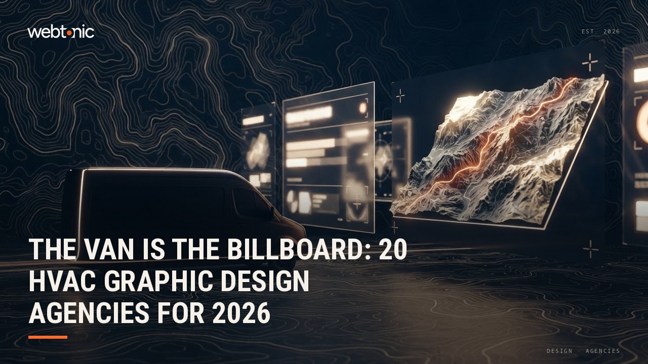 The Van Is the Billboard: 20 HVAC Graphic Design Agencies for 2026 — Web Tonic blog thumbnail