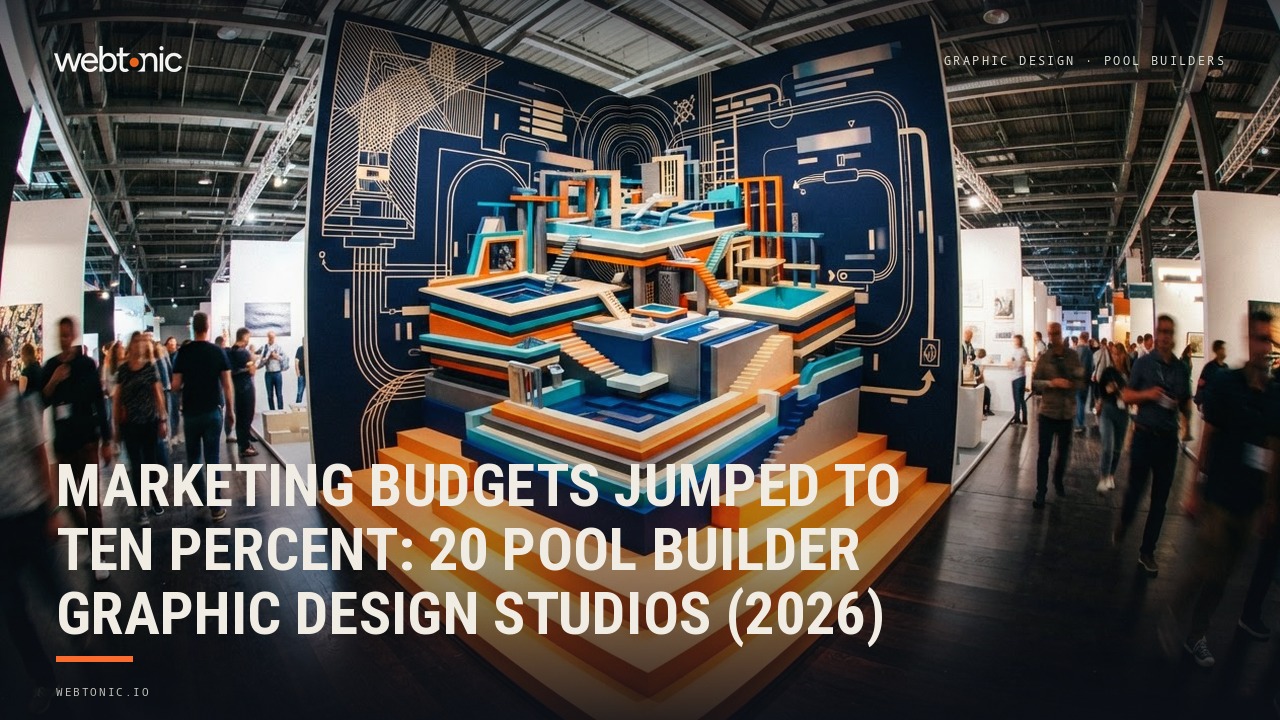 Marketing Budgets Jumped to Ten Percent: 20 Pool Builder Graphic Design Studios (2026) — Web Tonic blog thumbnail