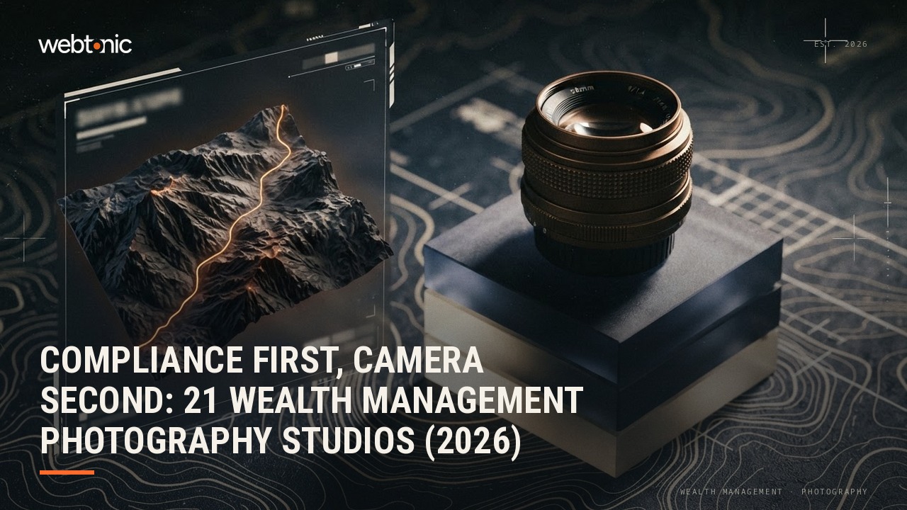 Compliance First, Camera Second: 21 Wealth Management Photography Studios (2026) — Web Tonic blog thumbnail
