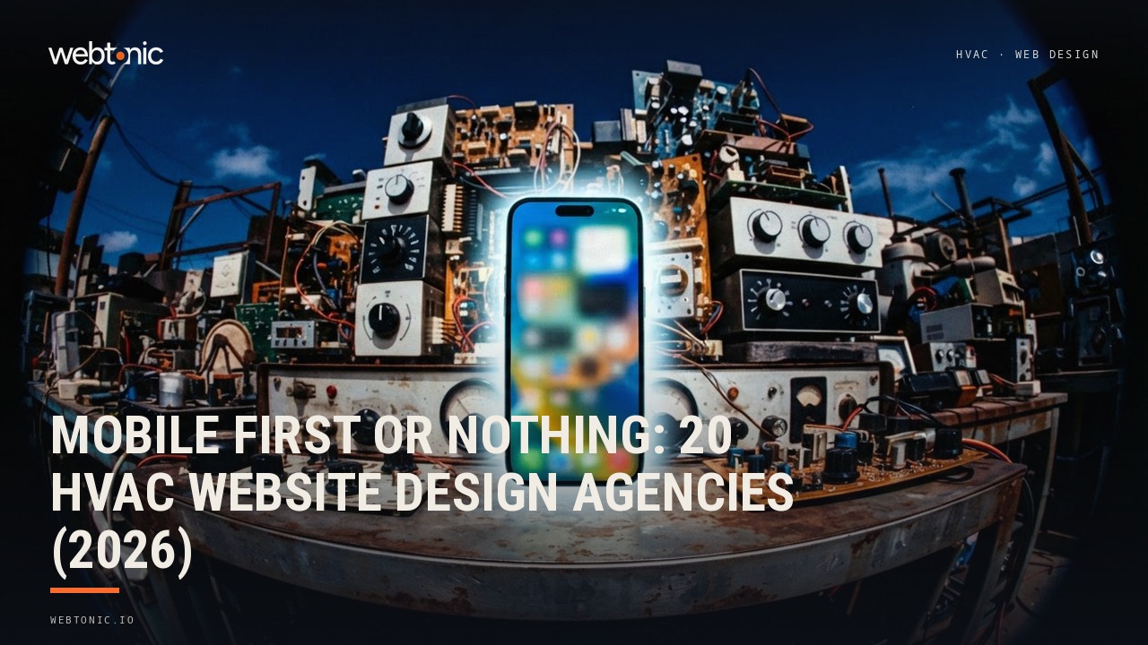 Mobile First or Nothing: 20 HVAC Website Design Agencies (2026) — Web Tonic blog thumbnail