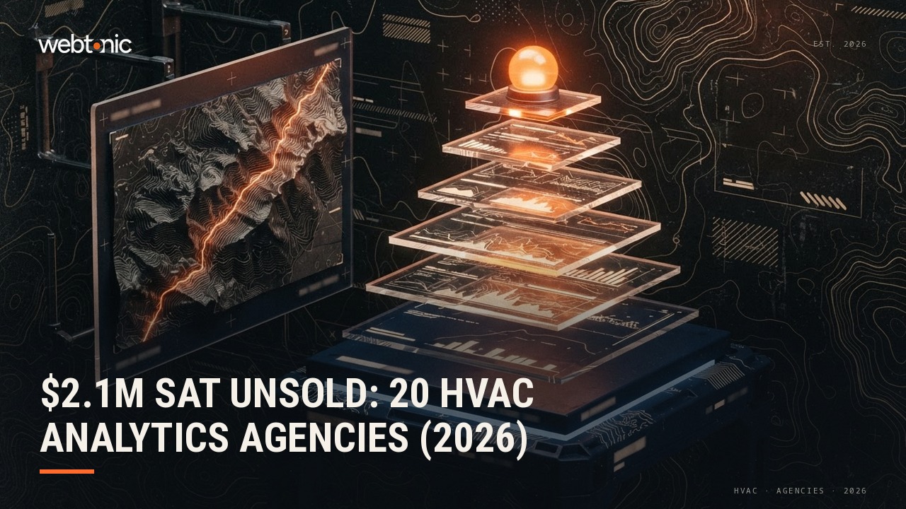 $2.1M Sat Unsold: 20 HVAC Analytics Agencies (2026) — Web Tonic blog thumbnail