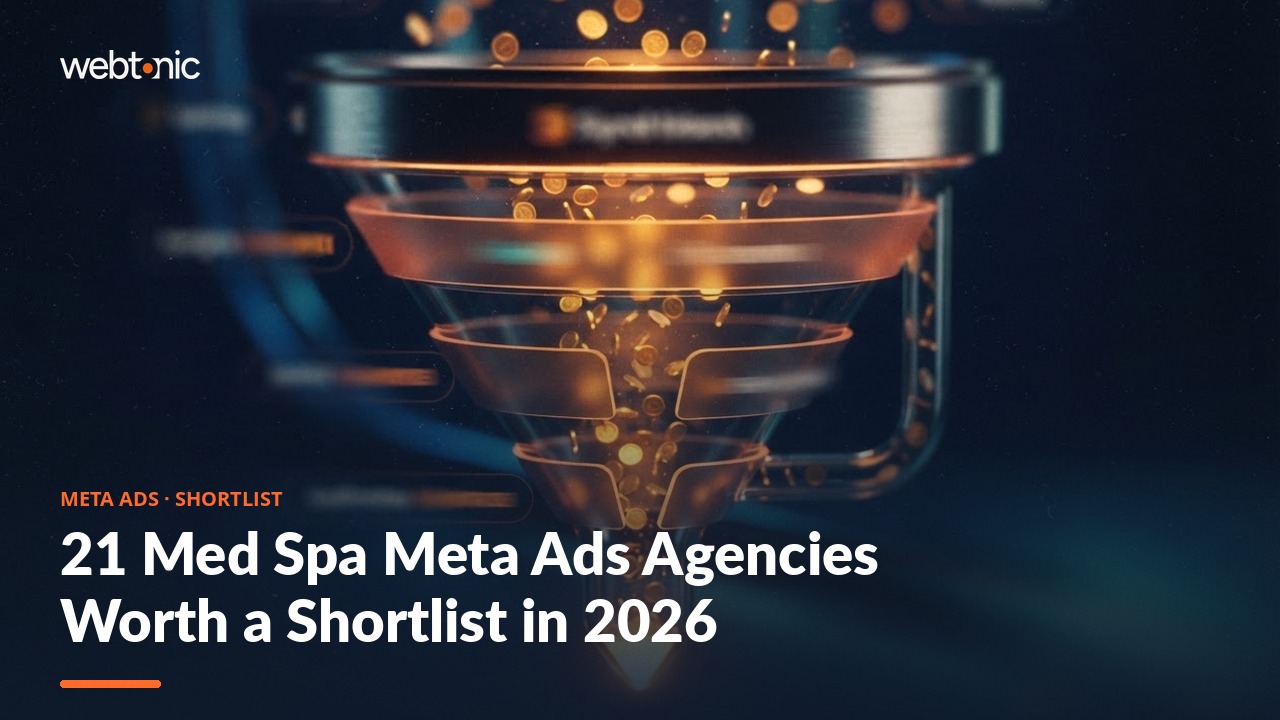 21 Med Spa Meta Ads Agencies Worth a Shortlist in 2026 — Web Tonic blog thumbnail