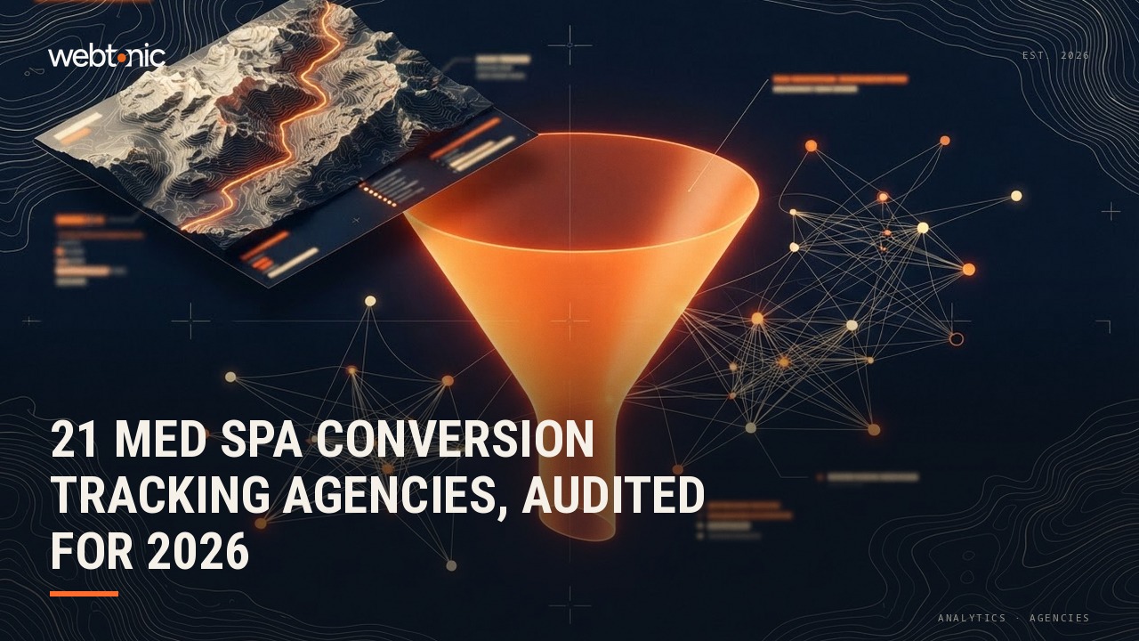 21 Med Spa Conversion Tracking Agencies, Audited for 2026 — Web Tonic blog thumbnail